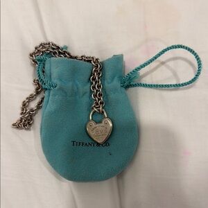 Tiffany & Co. Silver heart necklace